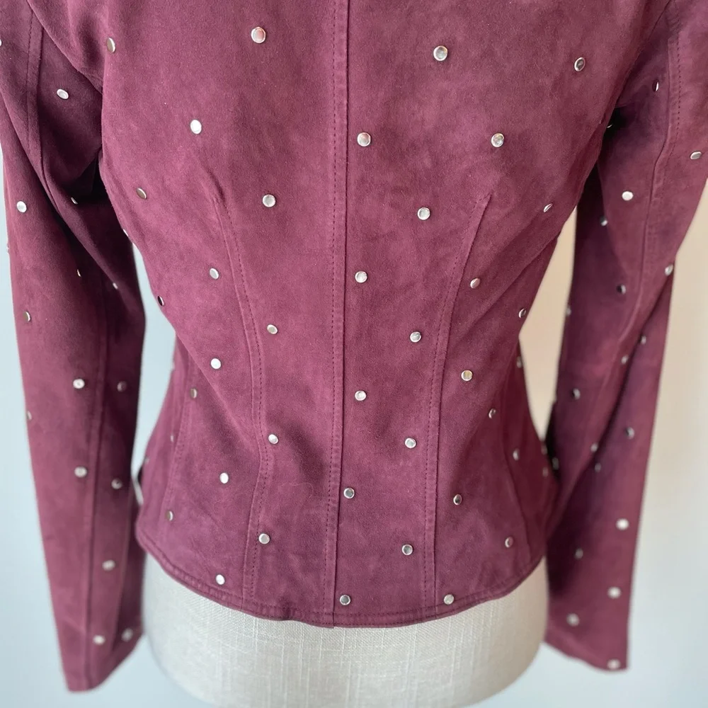 NWT Cache Rasin-Colored Suede Jacket - Picture 8 of 12